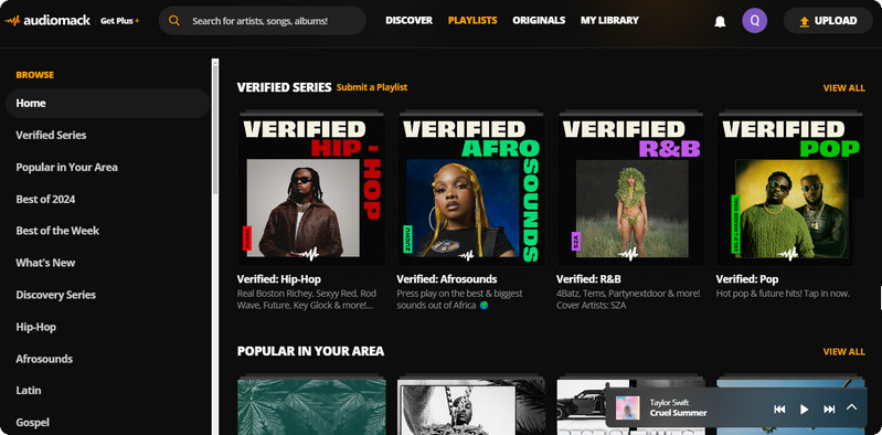 audiomack music sites