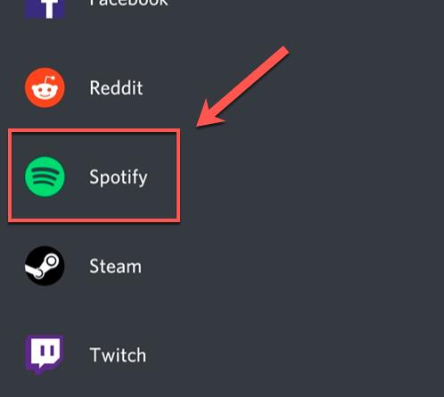 click spotify icon