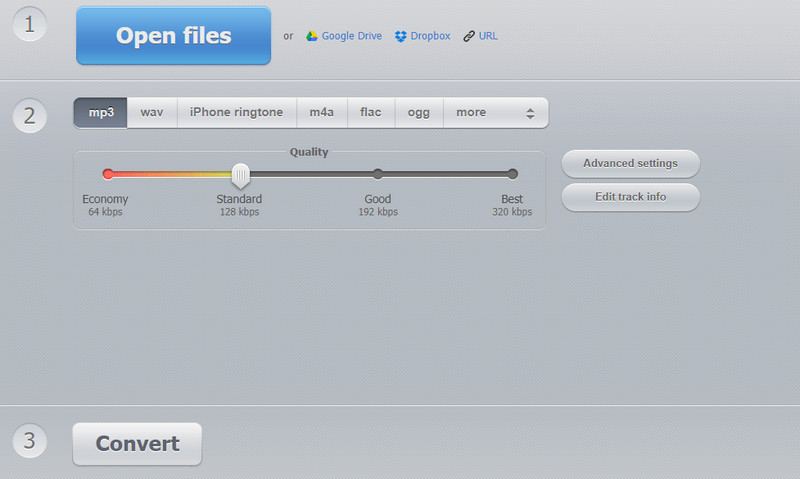 online audio converter