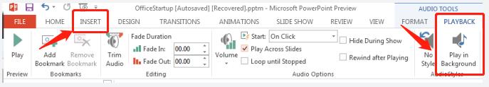 add spotify music to powerpoint on pc