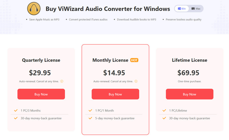 viwizard pricing plan