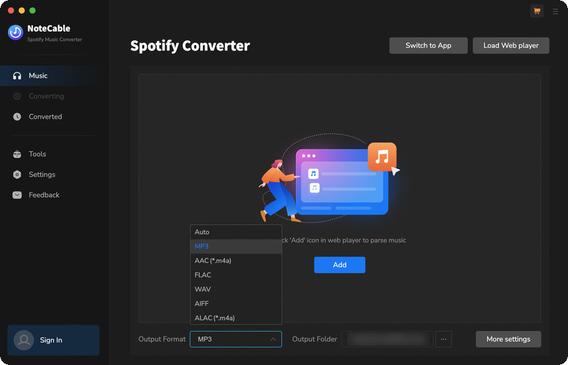 notecable spotify music converter