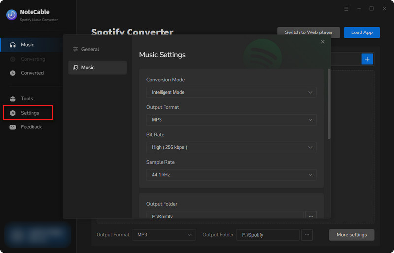 customize the output parameters