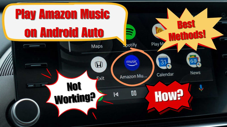 play amazon music on android auto